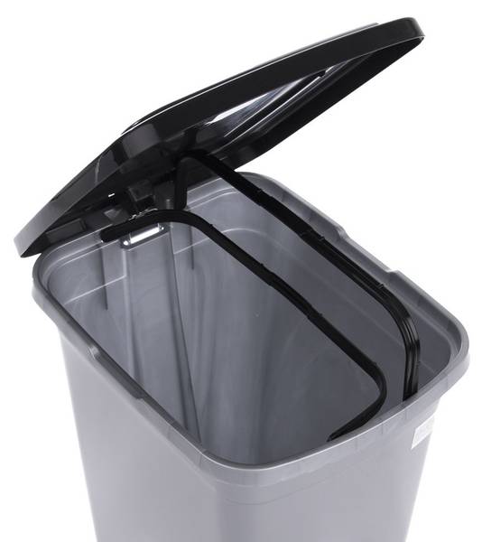 Papierkorb 731308 Grau - Kunststoff - 21 x 35 x 28 cm