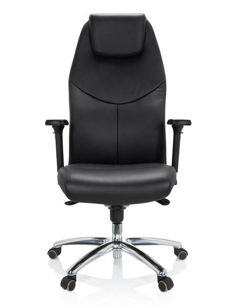 Chefsessel FERRARA Schwarz - Flachgewebe - 70 x 134 x 70 cm