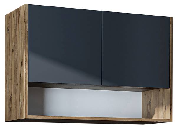 Waschmaschinenschrank DERIN-II-100 Eiche Grau Dekor
