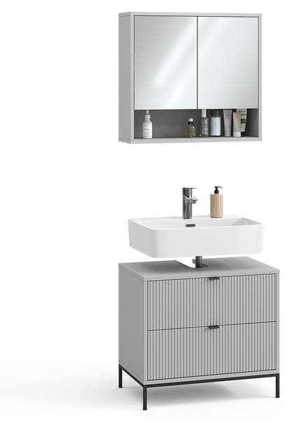 Badmöbel-Set Eliza 59683 Grau