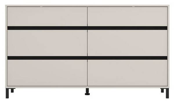 Kommode Mapelloo Beige - Holzwerkstoff - 40 x 90 x 157 cm