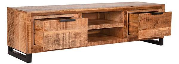 TV-Schrank Glasgow Braun - Holzwerkstoff - 45 x 45 x 160 cm