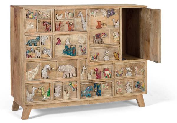 Commode 1793 Marron - Bois massif - 112 x 90 x 36 cm