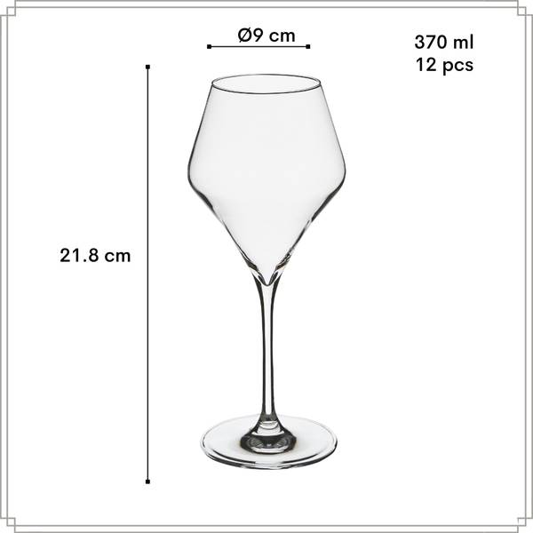 Wijnglazen Topaz Set van 24 9 x 22 x 9 cm