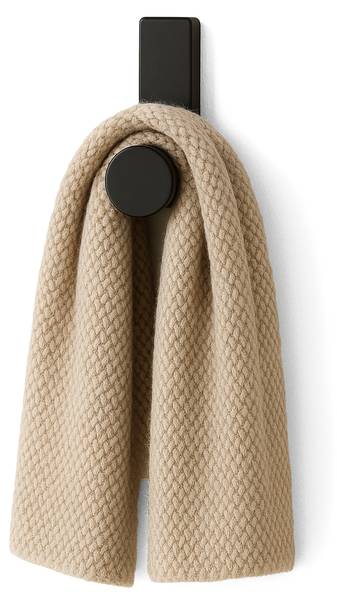 Moderne Wandhalterung Braun - Holzwerkstoff - 1 x 6 x 1 cm