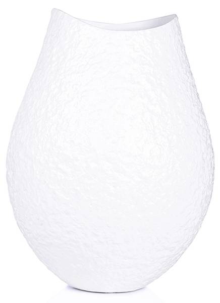 Vase Vagur Weiß - Keramik - 29 x 33 x 29 cm