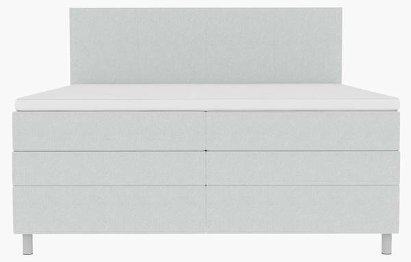 Boxspringbett Orion Hellgrau - Liegefläche Breite: 140 cm