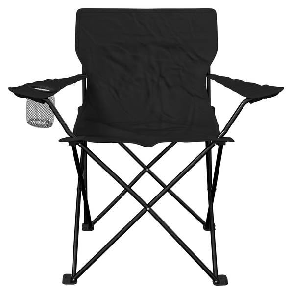 Campingsessel BLACKY Schwarz - Metall - Textil - 80 x 80 x 51 cm