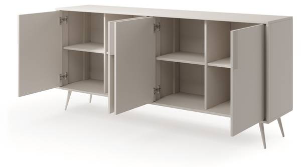Kommode Vivara II Beige - Holzwerkstoff - 187 x 83 x 40 cm