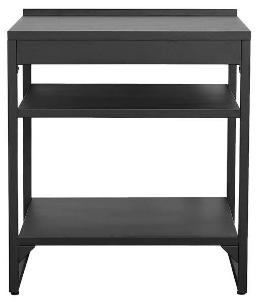 Outdoor-Küche Kea Schwarz - Metall - 60 x 90 x 80 cm