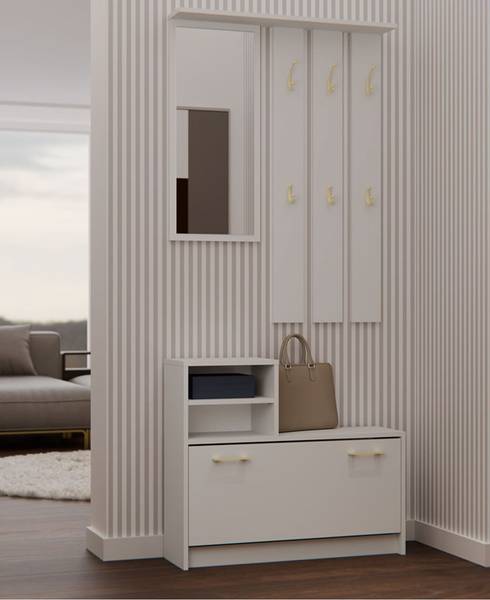 Garderobenschrank Set4 Kaschmir