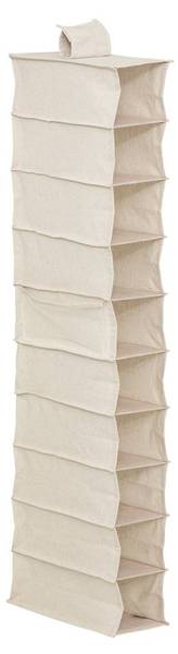 Schuhaufbewahrung GROOMY Beige - Papier - 15 x 128 x 29 cm