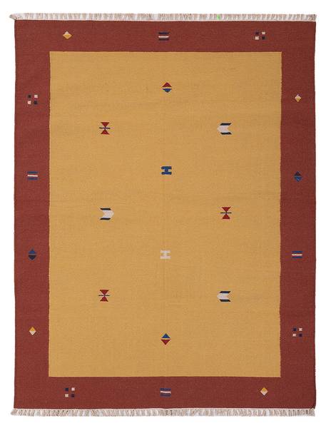 Kurzflorteppich Modern Gelb - Naturfaser - 170 x 1 x 240 cm