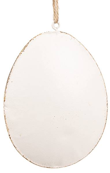 Oster-Anhänger Ei 43371 Beige - Metall - 2 x 8 x 10 cm