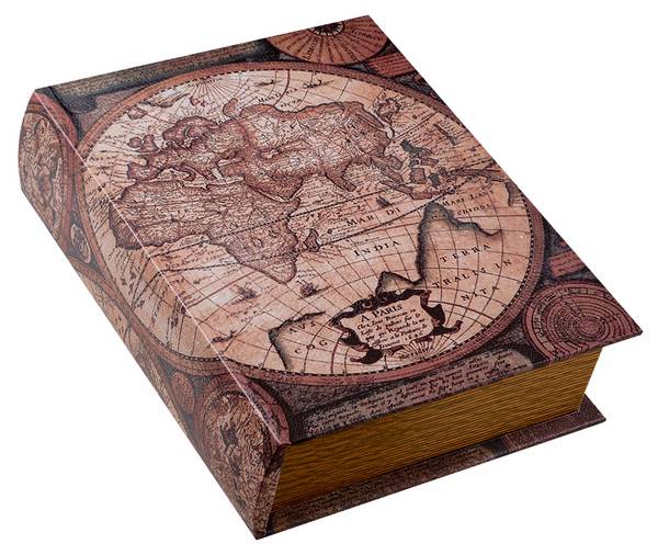 Aufbewahrungsbox Bücher Rosa 3er Set Braun - Holzwerkstoff - 22 x 7 x 27 cm