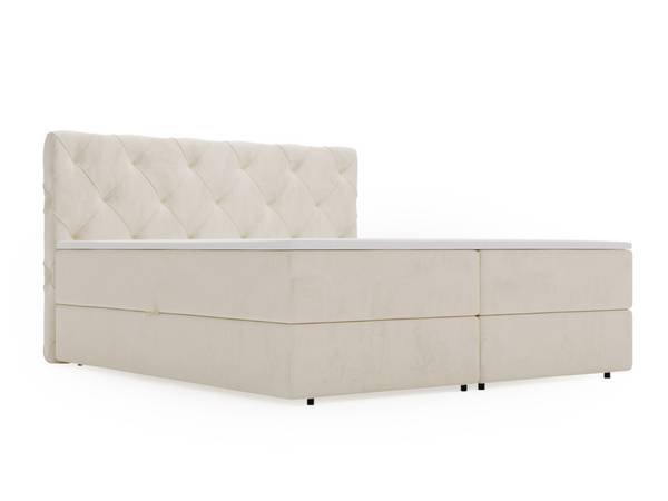 Boxspringbett NAPOLI Beige - Breite: 165 cm - Liegefläche Breite: 160 cm