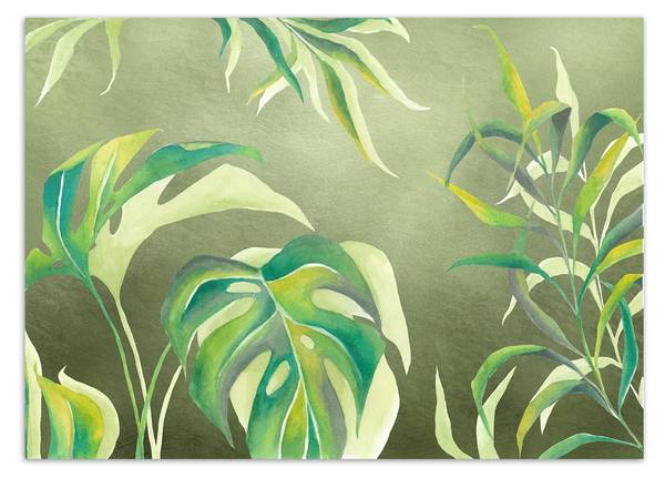 Papier peint, Feuilles de monstres 250 x 175 cm