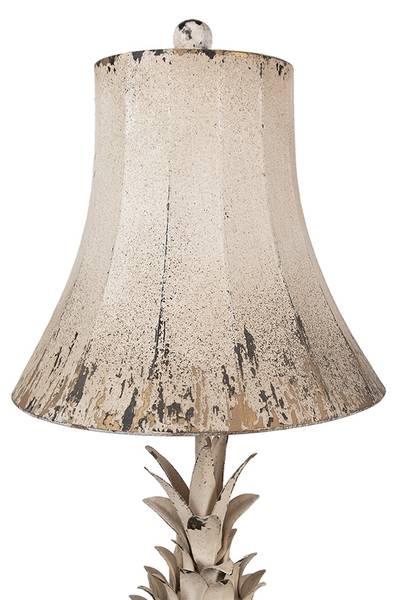 Tischlampe Yui Beige - Metall - 30 x 64 x 30 cm