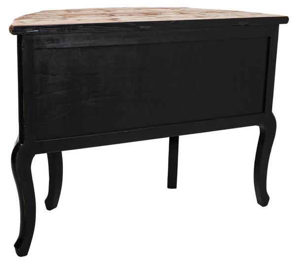 Sideboard 4523330030 Schwarz - Massivholz - 115 x 83 x 45 cm