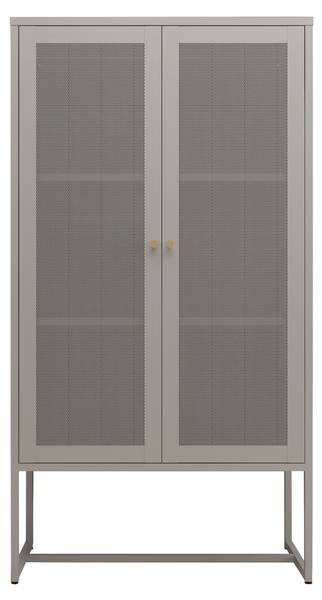 Büroschrank Sund Grau - Stahl - 80 x 150 x 40 cm