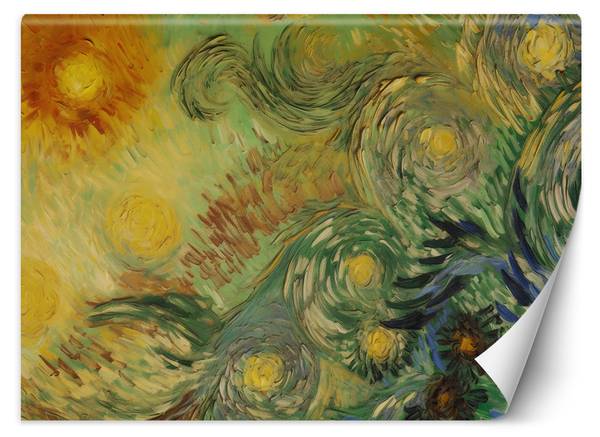 Fototapete Sonnenblumen abstrakt 400 x 280 cm