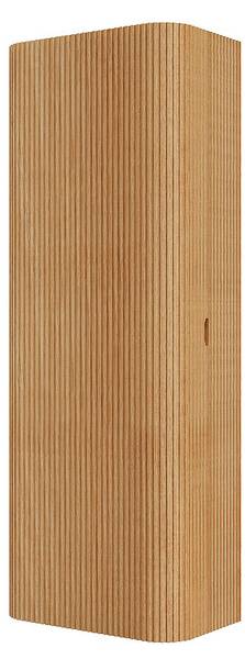 Badschrank BULMAS Beige - Holz teilmassiv - 40 x 110 x 24 cm