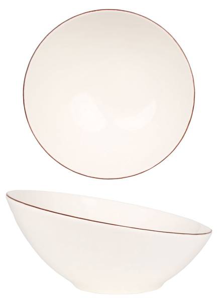 Bols Retro 2 él. Blanc - Porcelaine - 16 x 2 x 16 cm