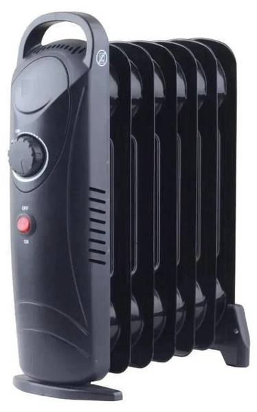 Ölradiator Heizung 450W TCG-626 1-tlg Schwarz - Metall - 13 x 43 x 42 cm
