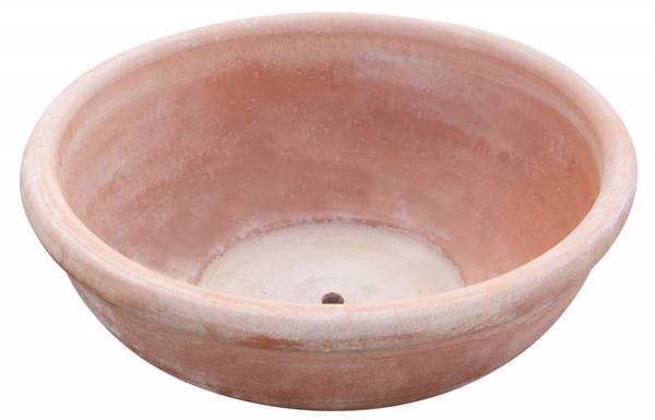 Bloempot XL BOTANISCH bruin - terracotta - 80 x 29 x 80 cm