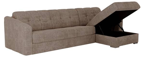 Schlafsofa DARIELO Taupe