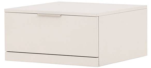 Kommode Nice Beige - Holz teilmassiv - 60 x 29 x 60 cm