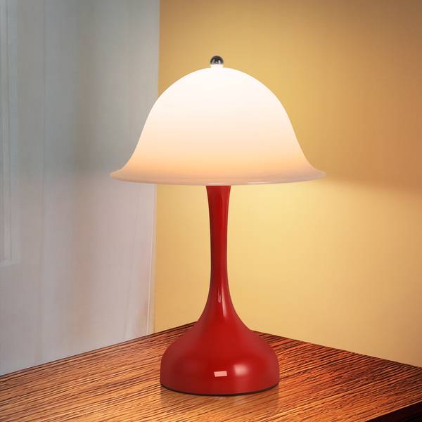 Tafellamp Adele Ⅲ Rot - Metall - 9 x 16 x 25 cm
