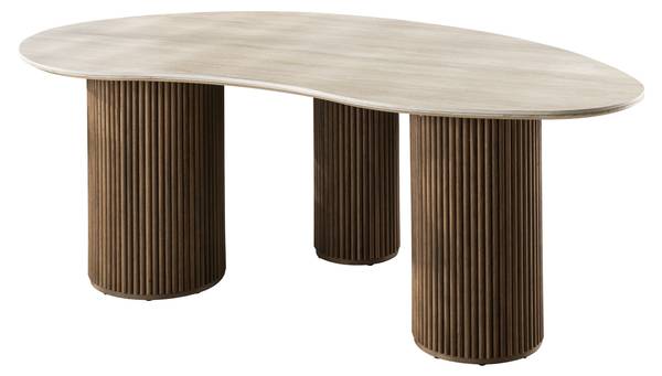 Esszimmertisch ROMANO Beige - Keramik - 215 x 77 x 120 cm