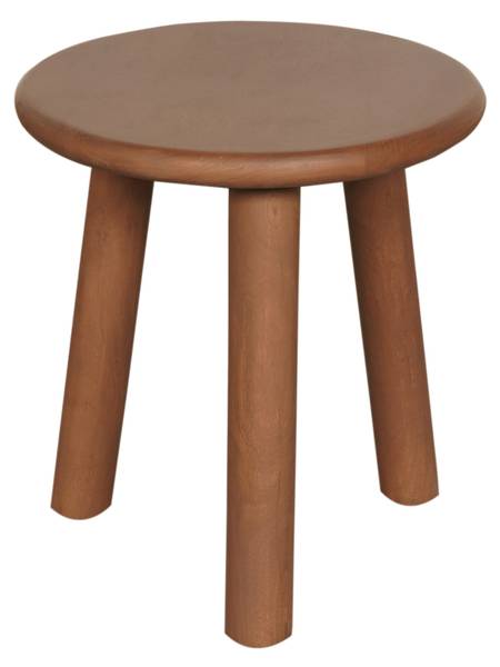 Couchtisch ENZO Braun - Massivholz - 37 x 41 x 37 cm