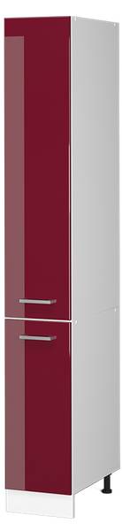 Keukenfront R-Line 41261 rood - plaatmateriaal op houtbasis - 30 x 196 x 2 cm