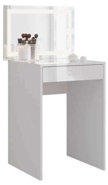 Schminktisch Sherry 57674 2er set Weiß - Holzwerkstoff - 52 x 76 x 51 cm