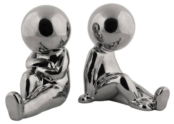 Ornament Buch Silber