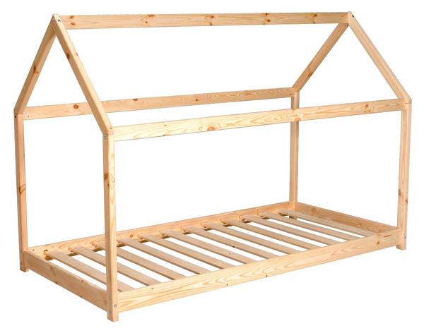 Hausbett PANDA mit Lattenrost 97 x 135 x 195 cm