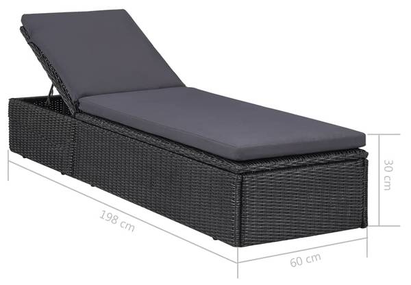 Salle à manger 3003829-2 (lot de 9) Noir - Polyester - Acier - Verre clair - 100 x 74 x 200 cm