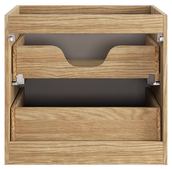 Doppelwaschtisch OLUO-56-6 Beige - Holzwerkstoff - 120 x 78 x 46 cm