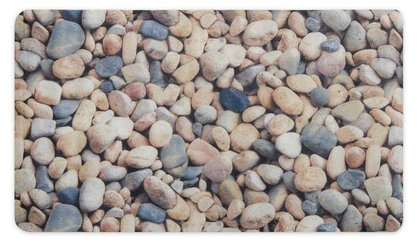 Wanneneinlage Stone Grau - Kunststoff - 40 x 2 x 69 cm