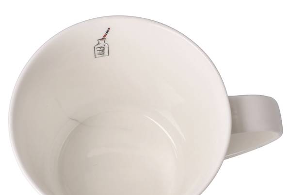Tasse Freundlieb - Männer haben Gefühle Blau - Weiß - Porzellan - 11 x 10 x 14 cm