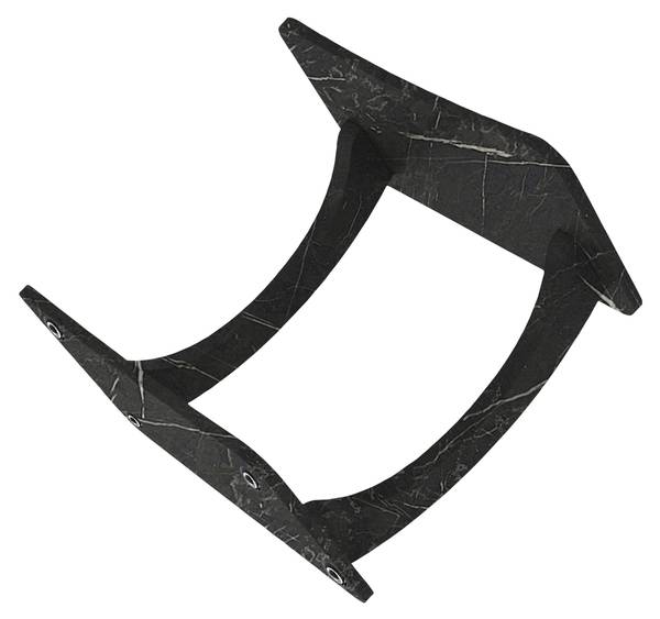 Table d’appoint Stattela Imitation marbre noir