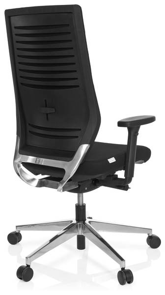 Bürostuhl PRO-TEC 700 Schwarz - Polyester - 60 x 123 x 53 cm