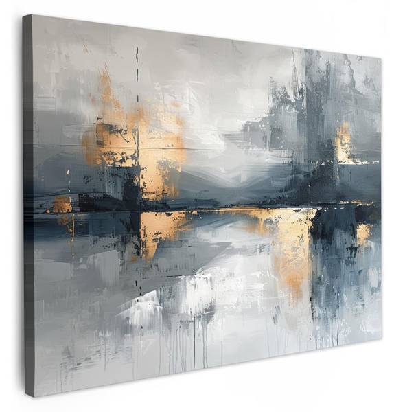 LEINWANDBILD Abstrakte Kunst 40 x 30 cm
