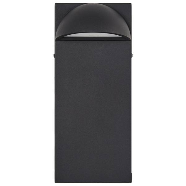 Wandleuchte für den Aussenbereich SAJUR Schwarz - Metall - 12 x 28 x 9 cm