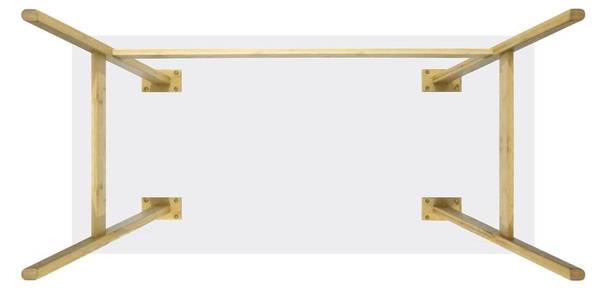 Schreibtisch PHIL Beige - Weiß - Holzwerkstoff - Naturfaser - 120 x 75 x 60 cm