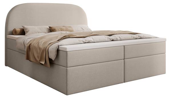 Boxspringbett ZEN mit Bettkasten Beige - Liegefläche Breite: 180 cm