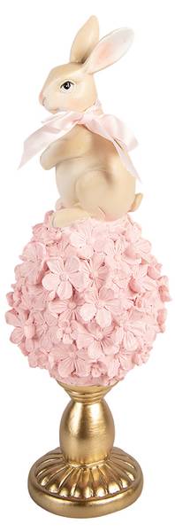Dekorationsfigur Kaninchen 90924 Beige - Kunststoff - 11 x 32 x 11 cm