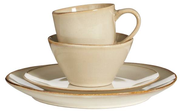 Geschirrset Racco (16er-Set) Beige